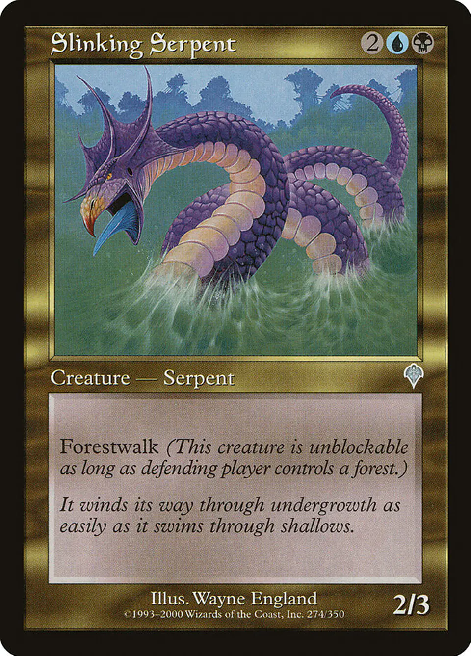 Slinking Serpent (Retro Frame) 1