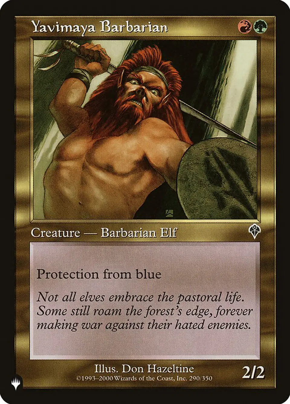 Yavimaya Barbarian (The List) 1