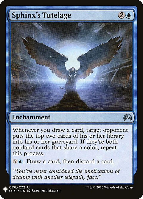 Sphinx's Tutelage (The List)