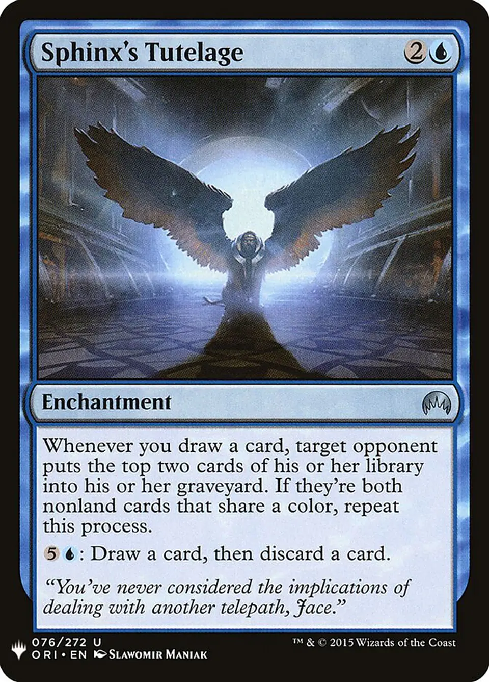 Sphinx's Tutelage (The List) 1