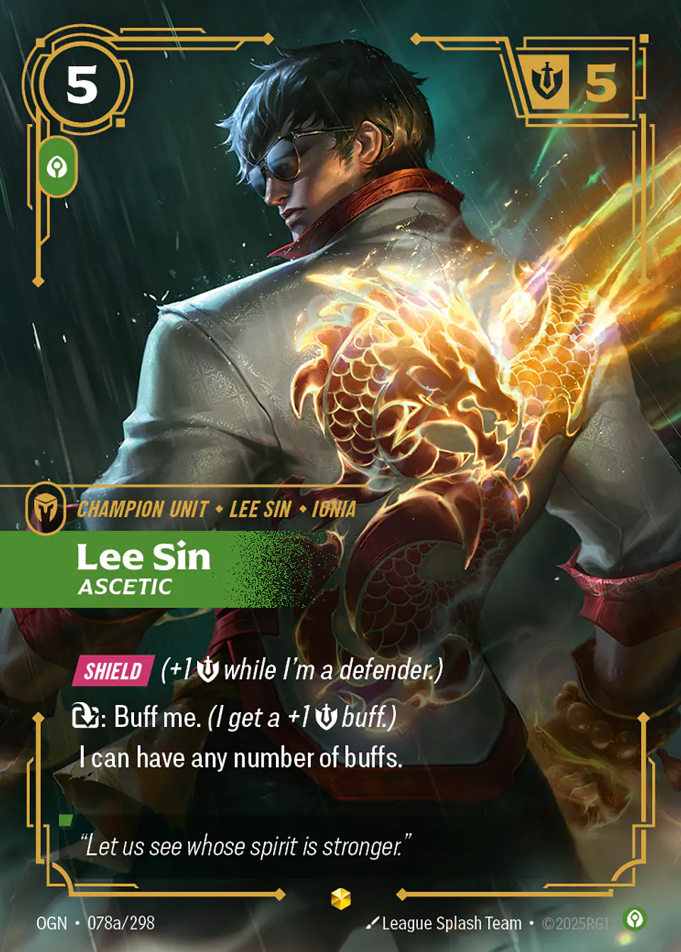 Lee Sin - Ascetic (Alternate Art) 1