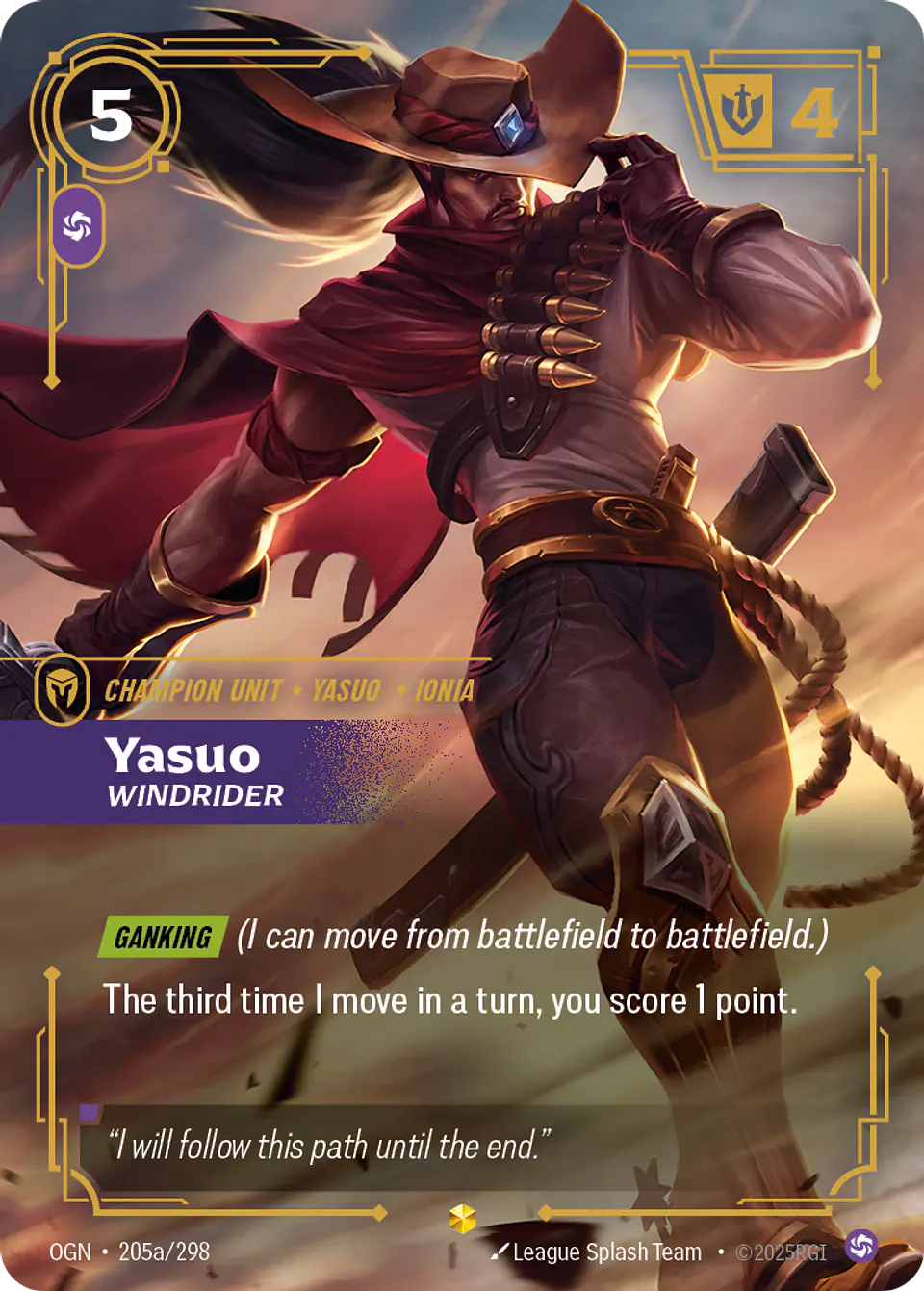 Yasuo - Windrider (Alternate Art) 1