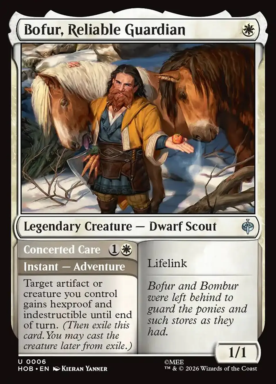 Bofur, Reliable Guardian // Concerted Care 1