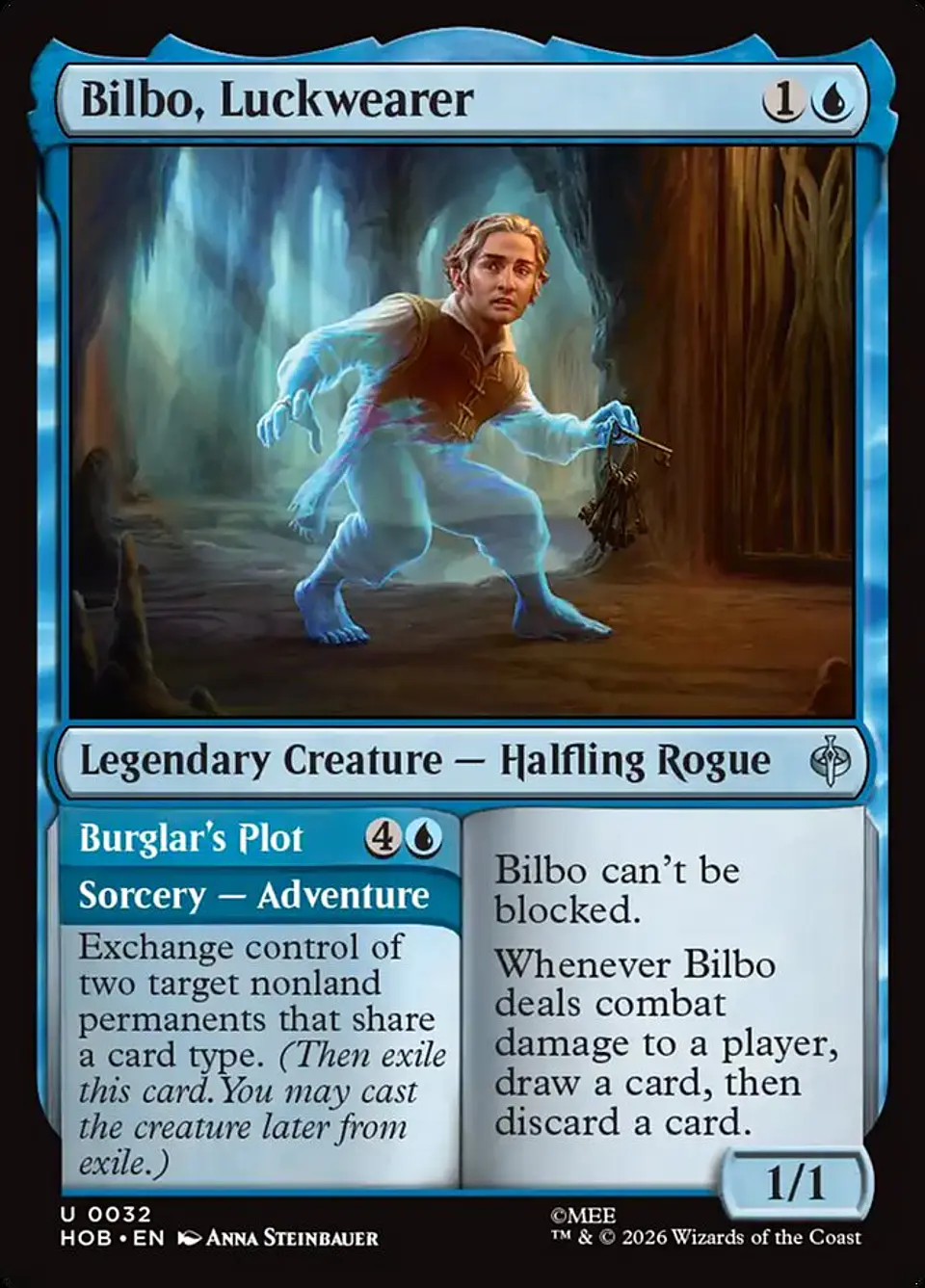 Bilbo, Luckwearer // Burglar's Plot 1