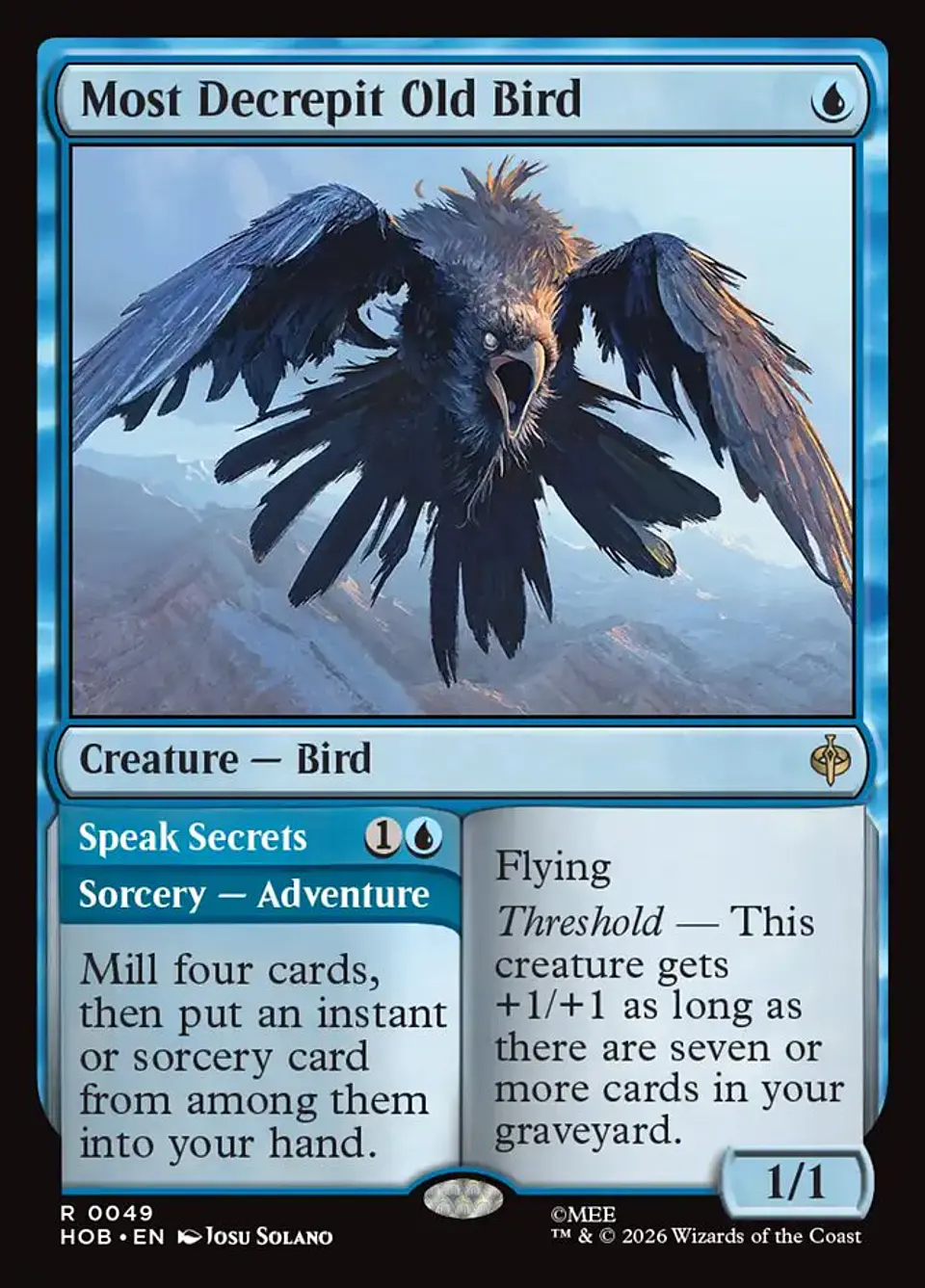 Most Decrepit Old Bird // Speak Secrets 1