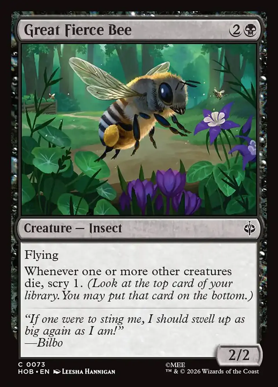 Great Fierce Bee 1