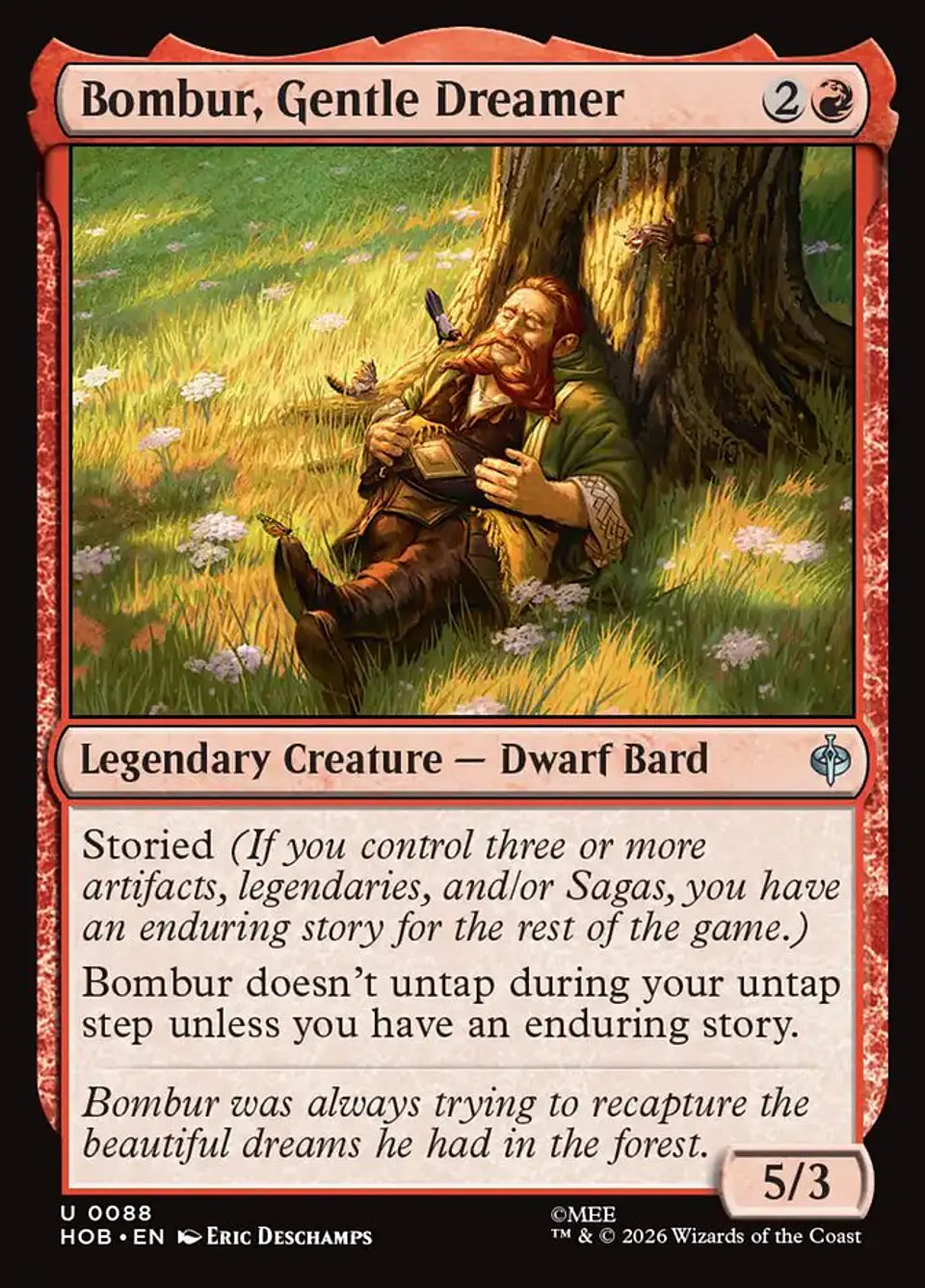Bombur, Gentle Dreamer 1