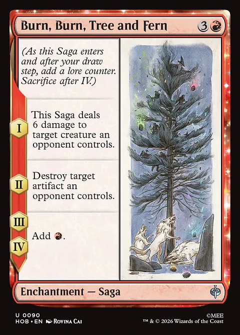 Burn, Burn, Tree and Fern