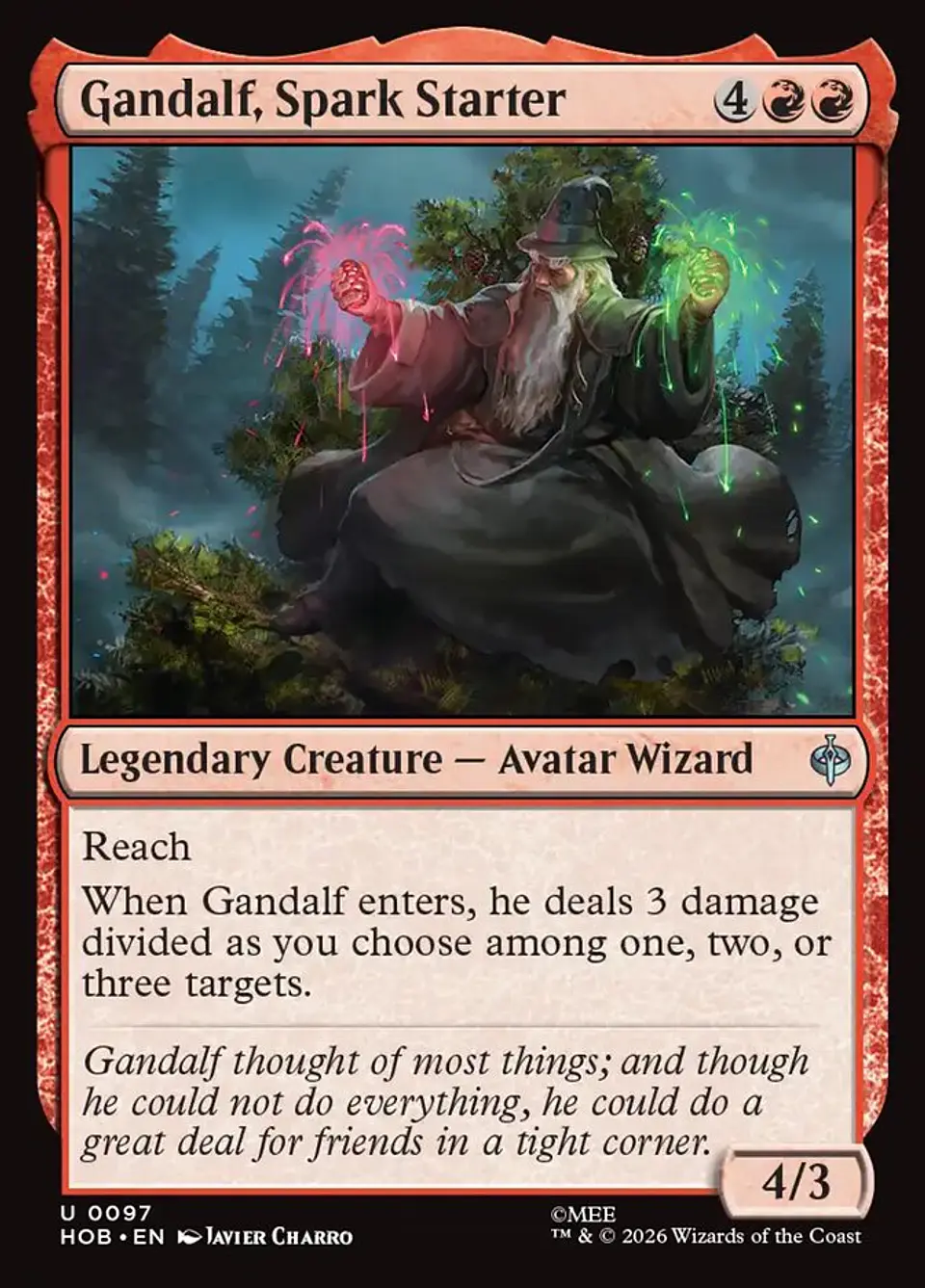 Gandalf, Spark Starter 1