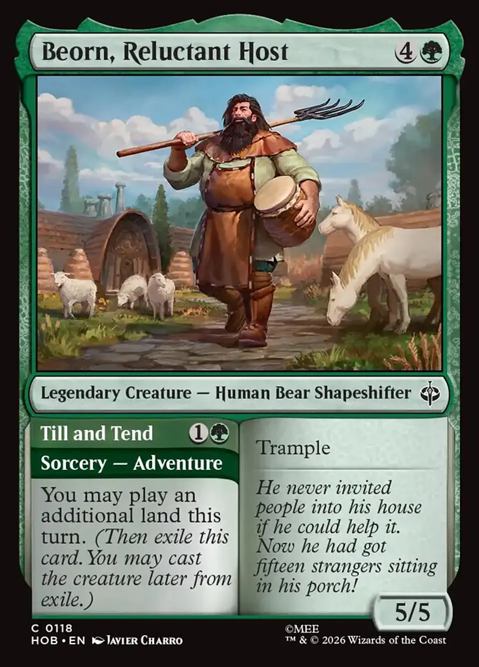 Beorn, Reluctant Host // Till and Tend 1