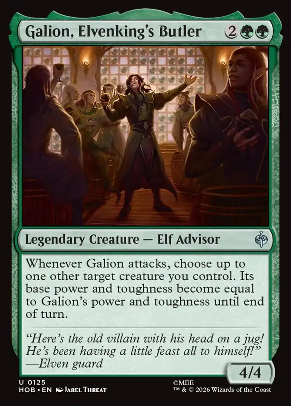 Galion, Elvenking's Butler 1