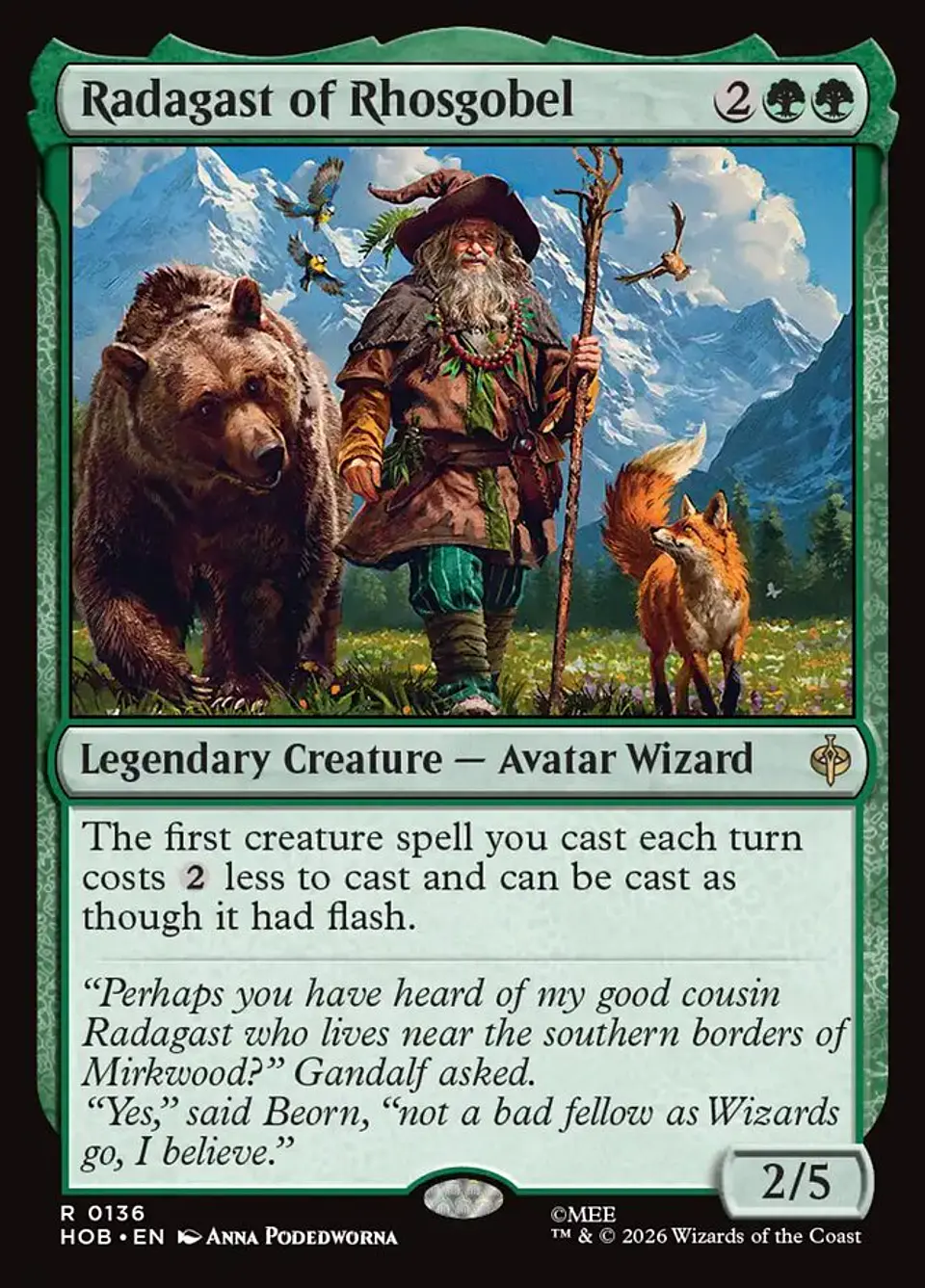 Radagast of Rhosgobel 1
