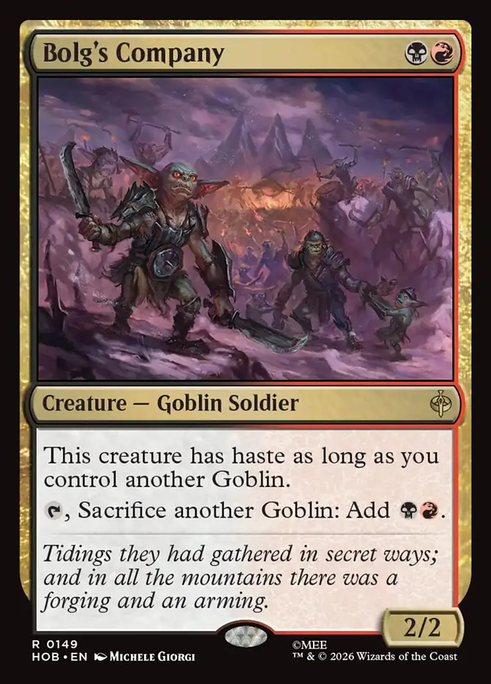 Bolg's Company 1