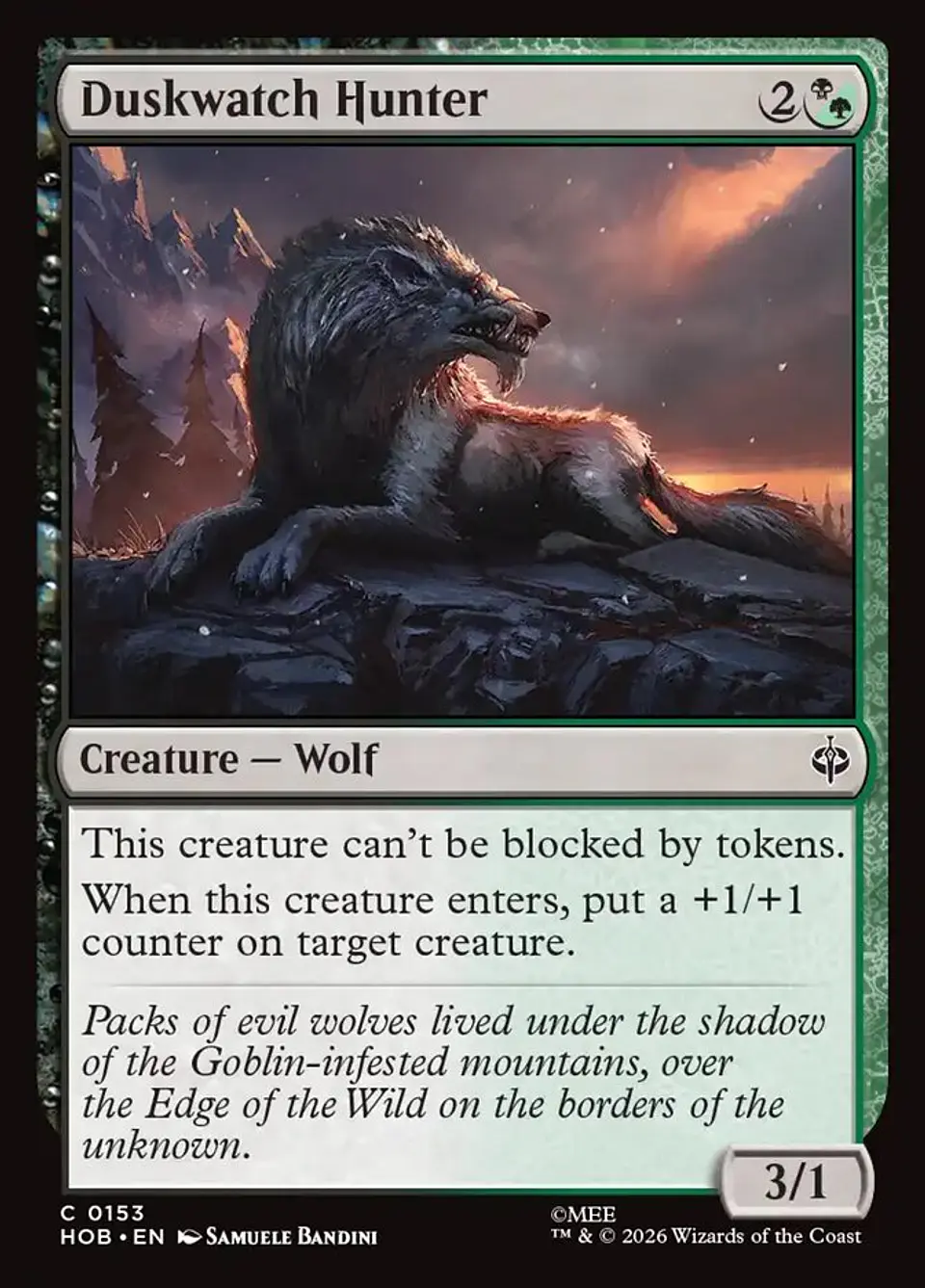 Duskwatch Hunter 1