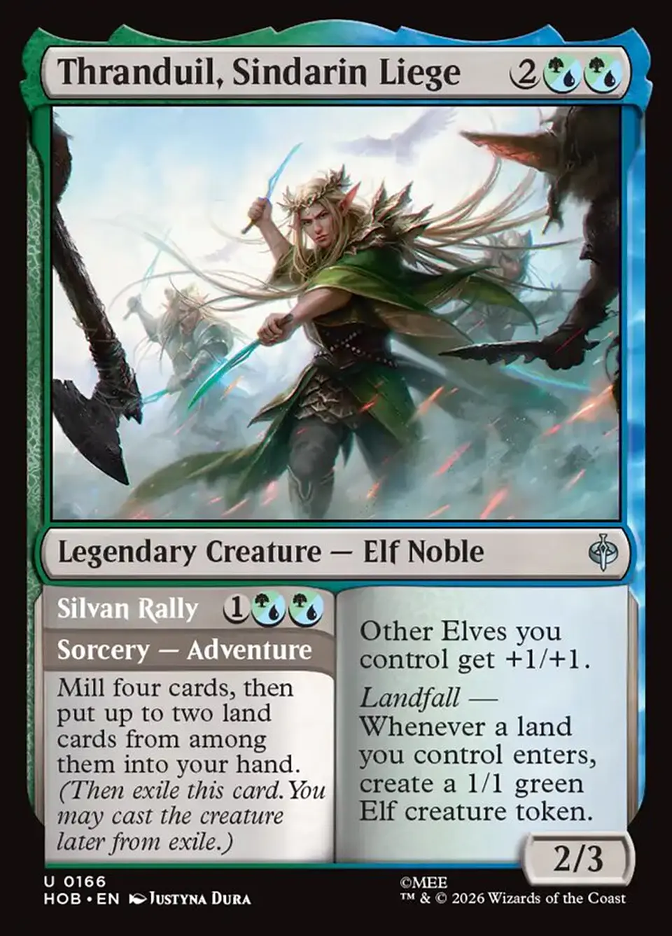 Thranduil, Sindarin Liege // Silvan Rally 1