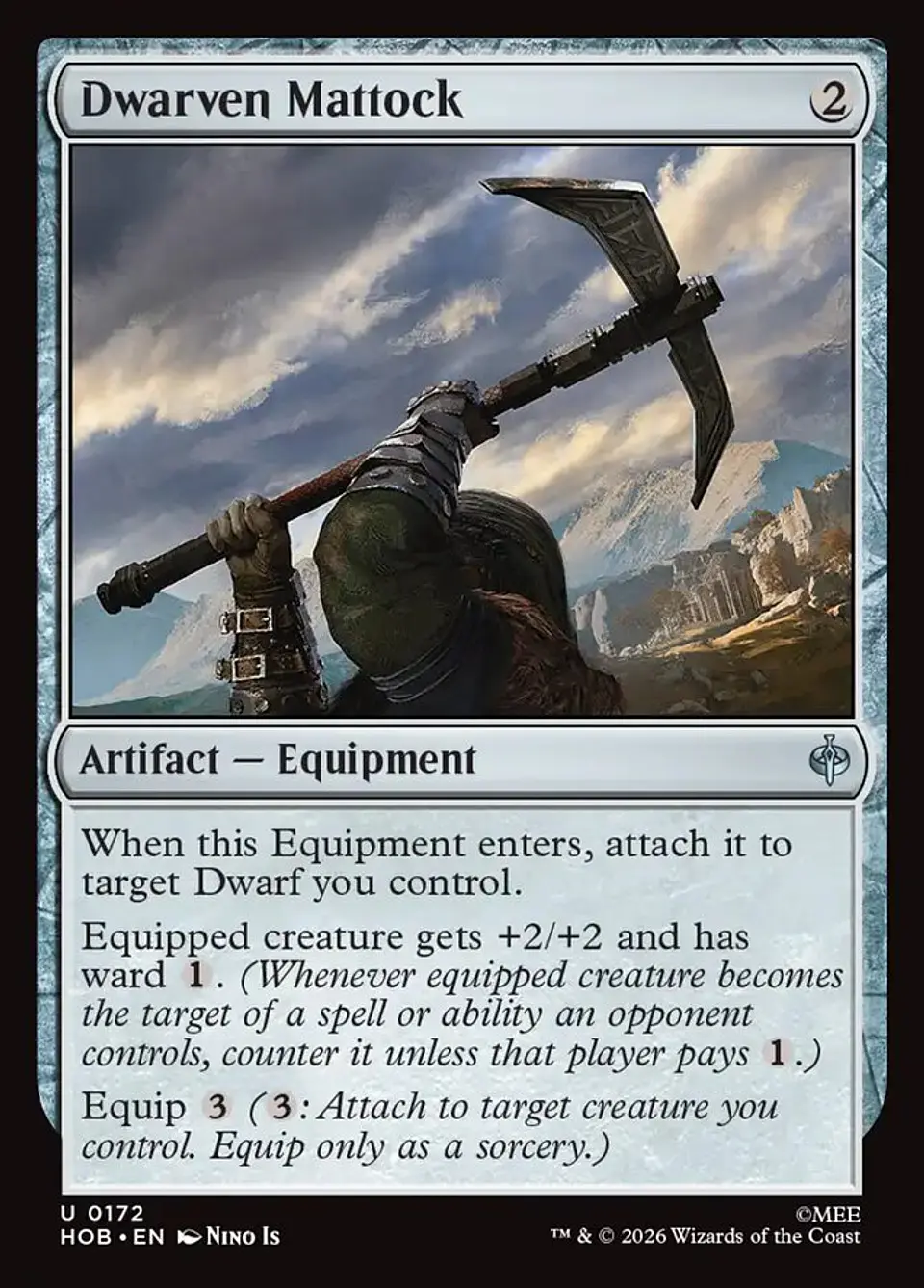 Dwarven Mattock 1