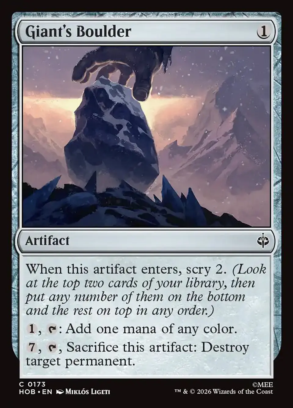 Giant's Boulder 1