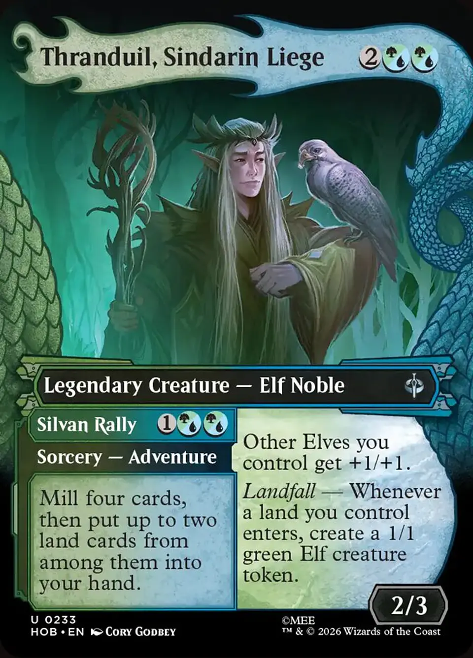 Thranduil, Sindarin Liege // Silvan Rally 1