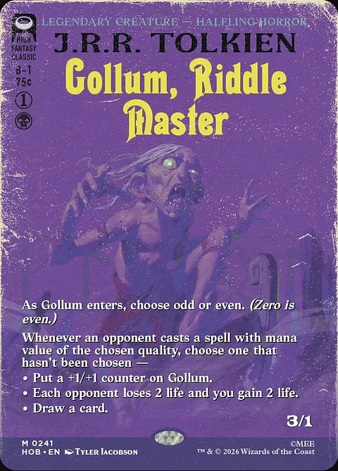 Gollum, Riddle Master