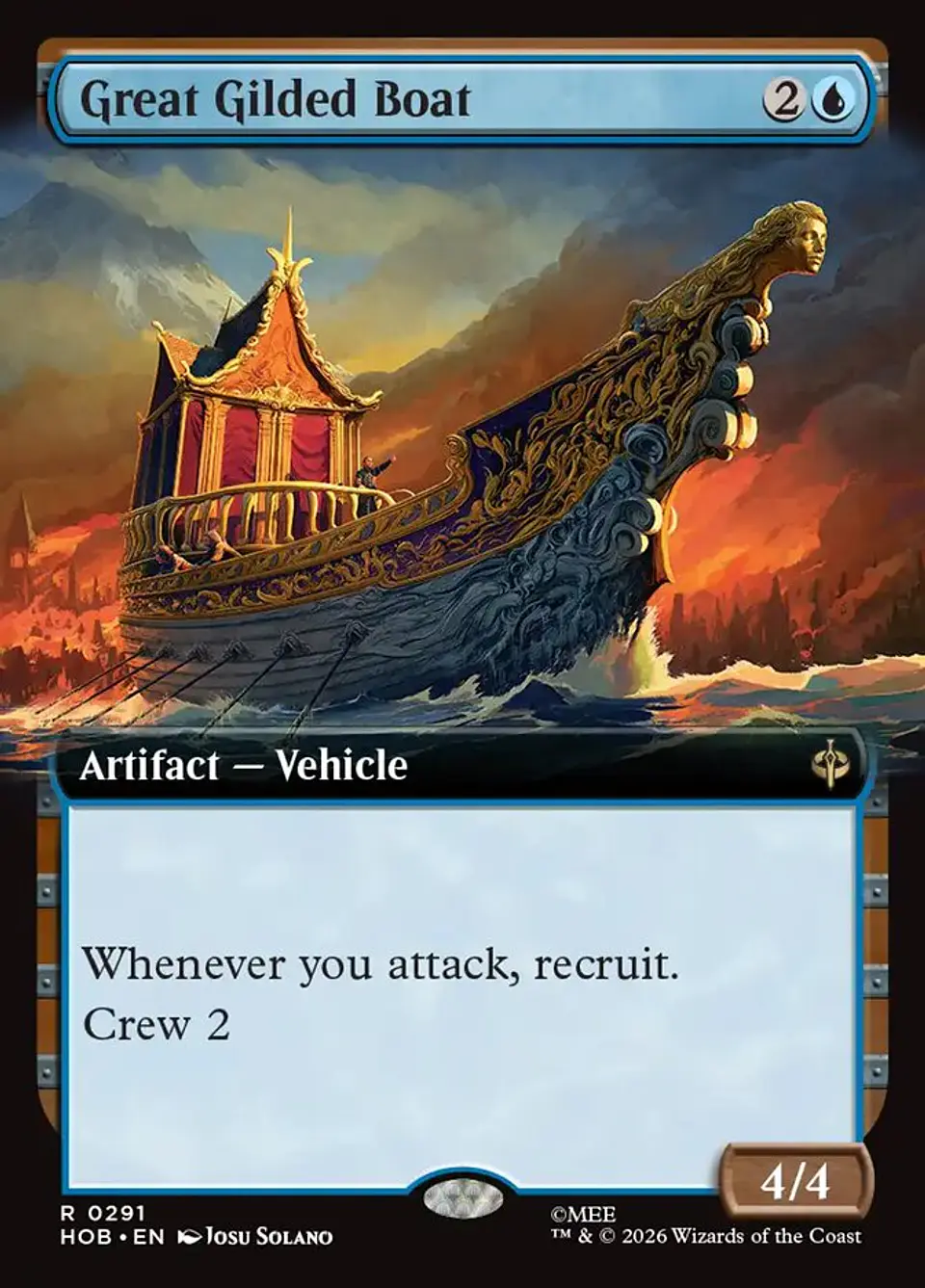 Great Gilded Boat (Extended Art) 1