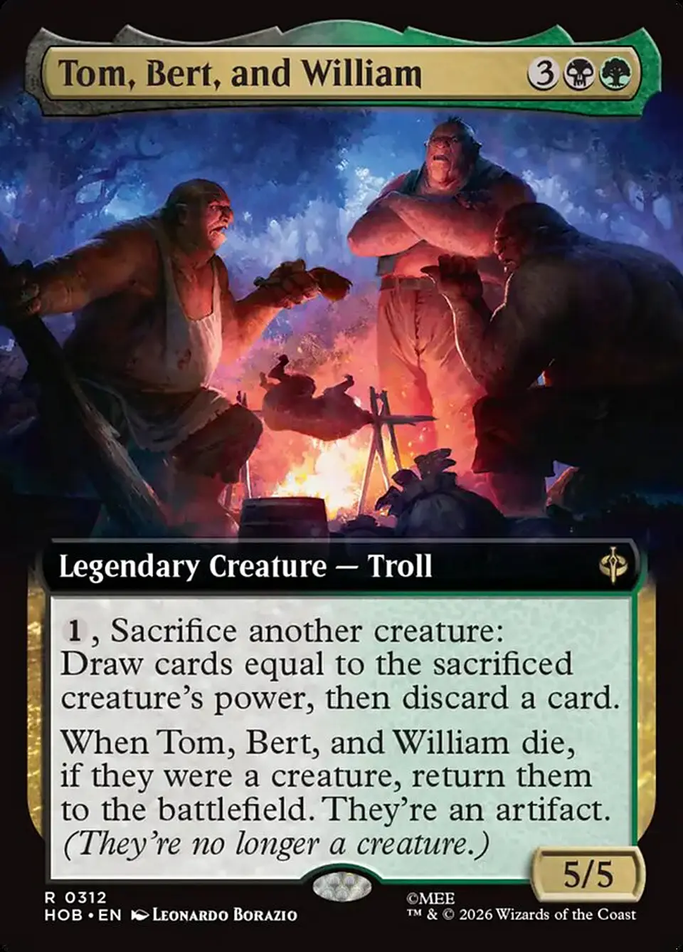 Tom, Bert, and William (Extended Art) 1