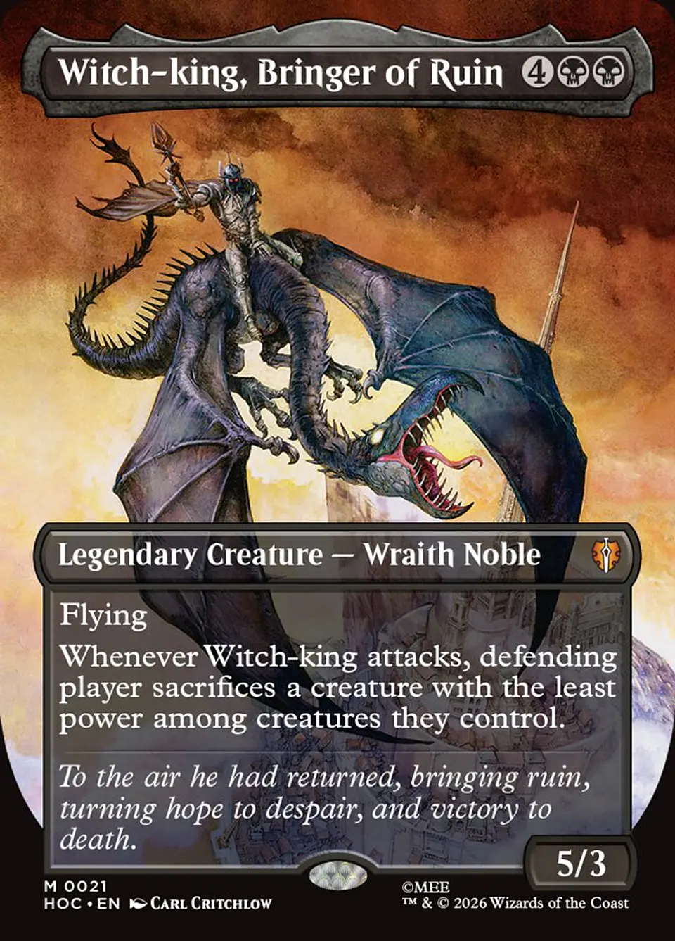 Witch-king, Bringer of Ruin 1