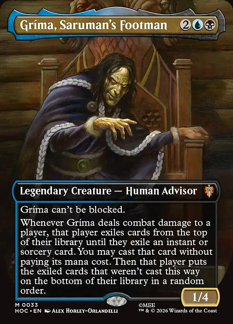 Gríma, Saruman's Footman