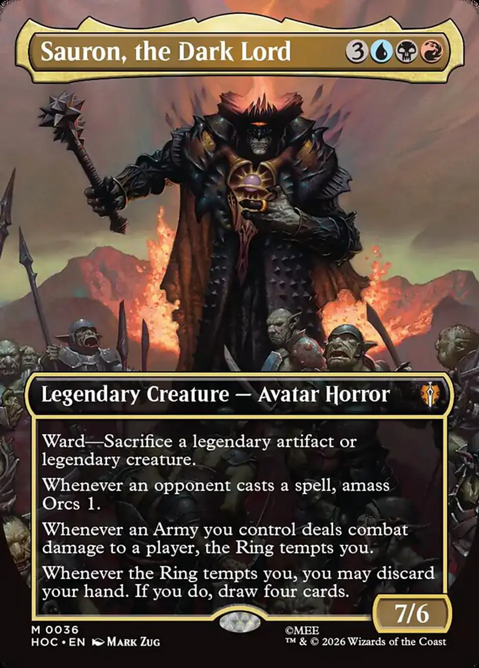 Sauron, the Dark Lord (Borderless) 1
