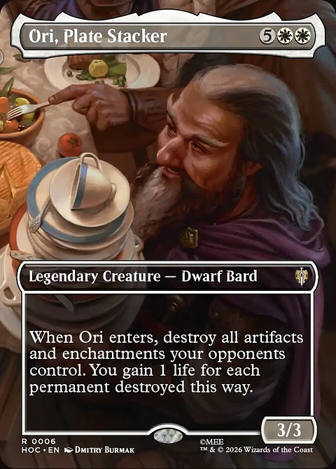 Ori, Plate Stacker