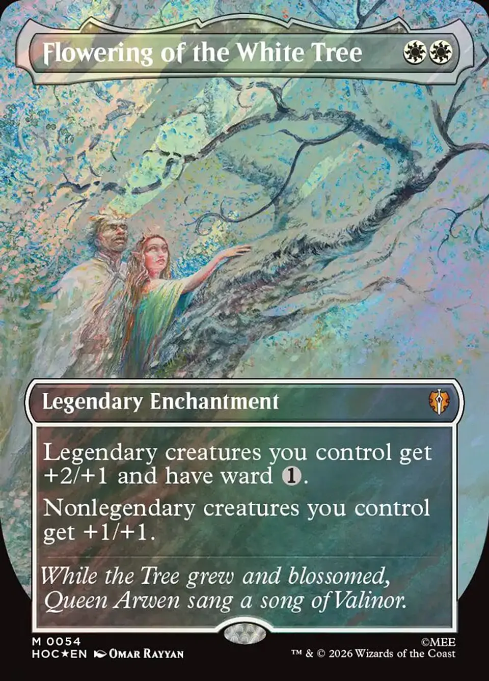 Flowering of the White Tree 1