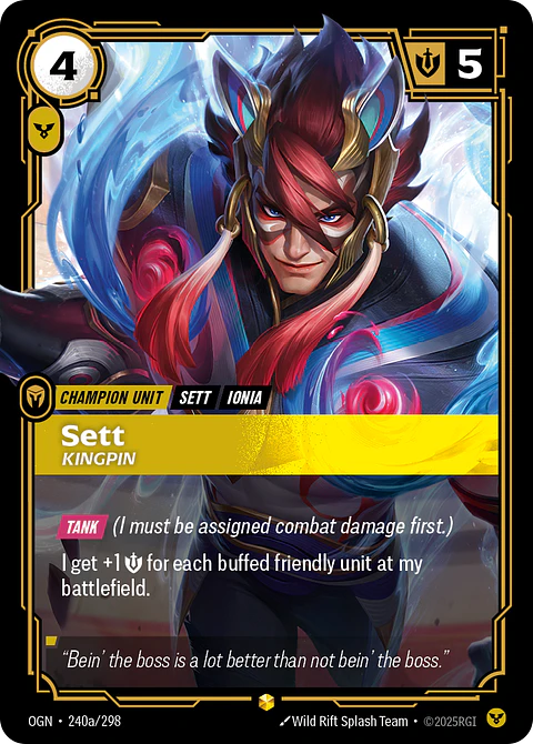 Sett - Kingpin (Alternate Art)