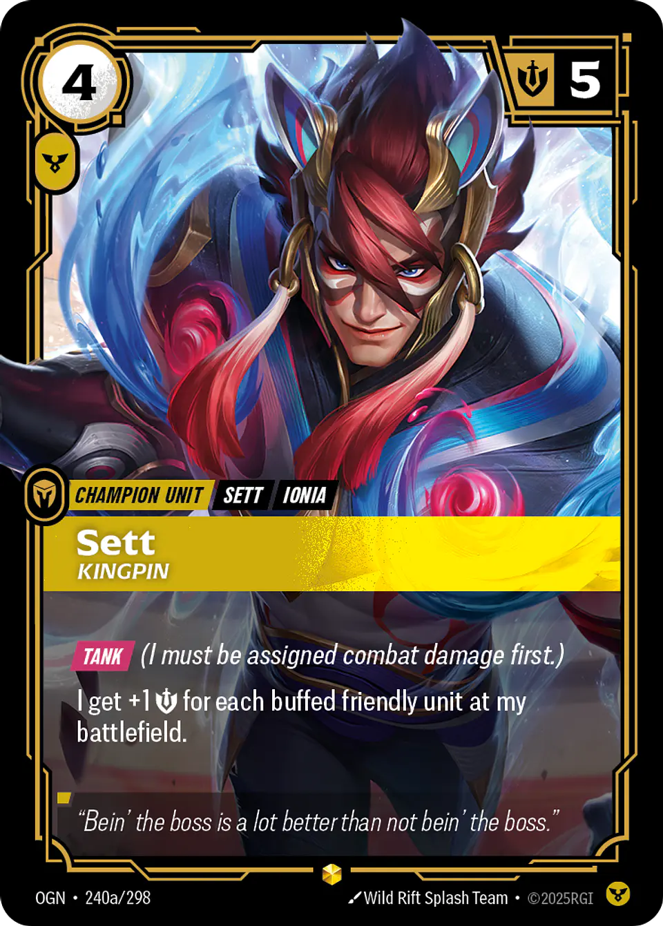 Sett - Kingpin (Alternate Art) 1