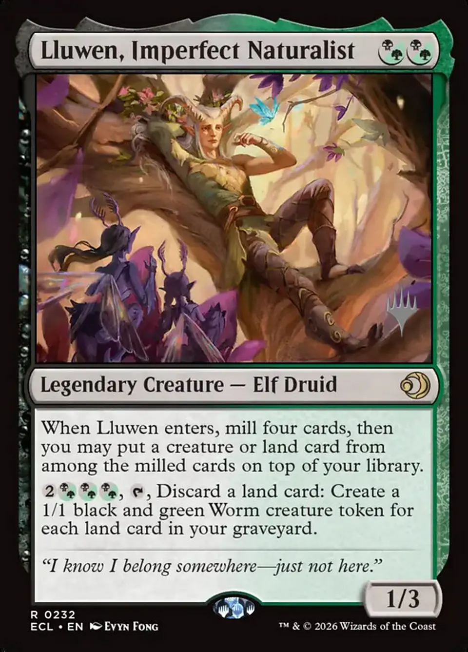Lluwen, Imperfect Naturalist (Promo Pack) 1