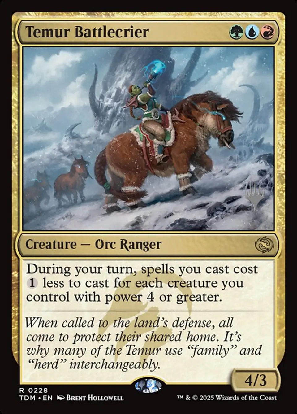 Temur Battlecrier (Promo Pack) 1