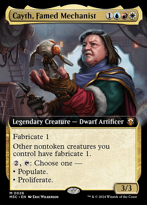 Cayth, Famed Mechanist (Extended Art)