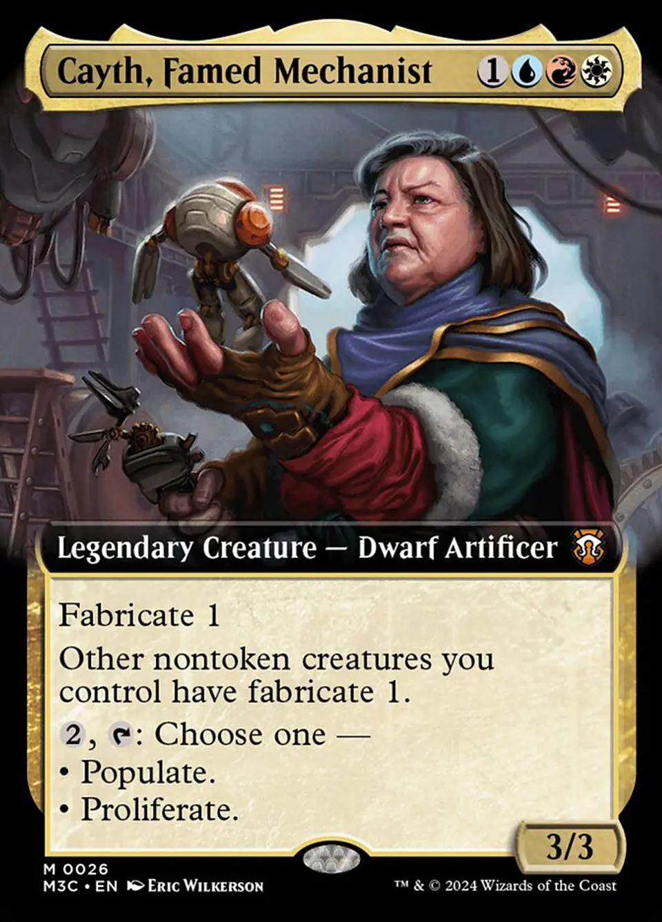 Cayth, Famed Mechanist (Extended Art) 1