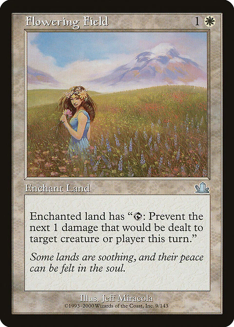 Flowering Field (Retro Frame)
