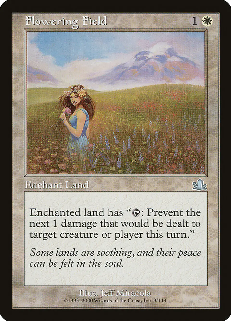 Flowering Field (Retro Frame) 1