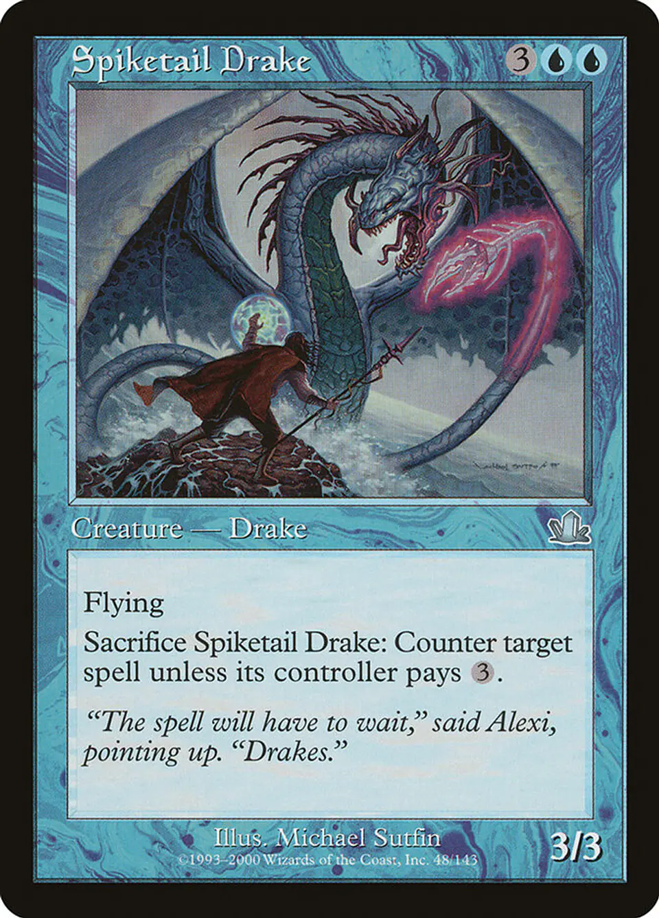 Spiketail Drake (Retro Frame) 1
