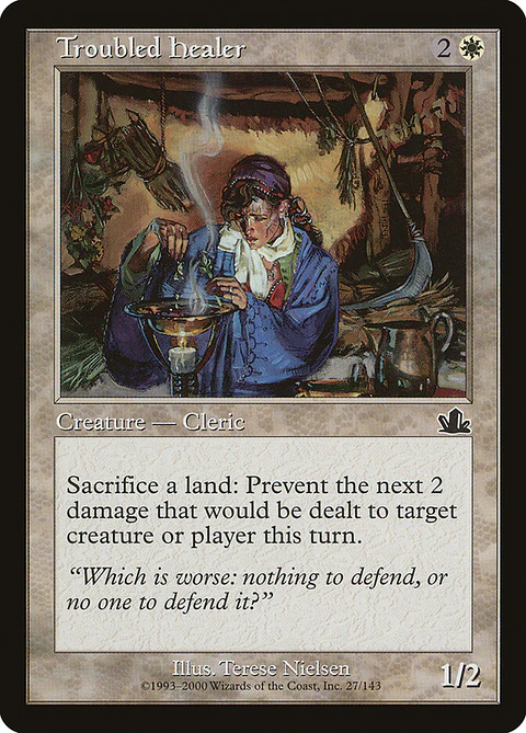 Troubled Healer (Retro Frame)