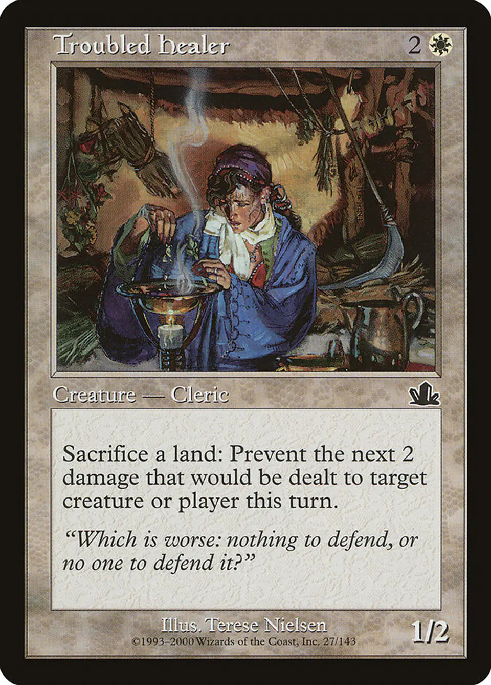 Troubled Healer (Retro Frame) 1