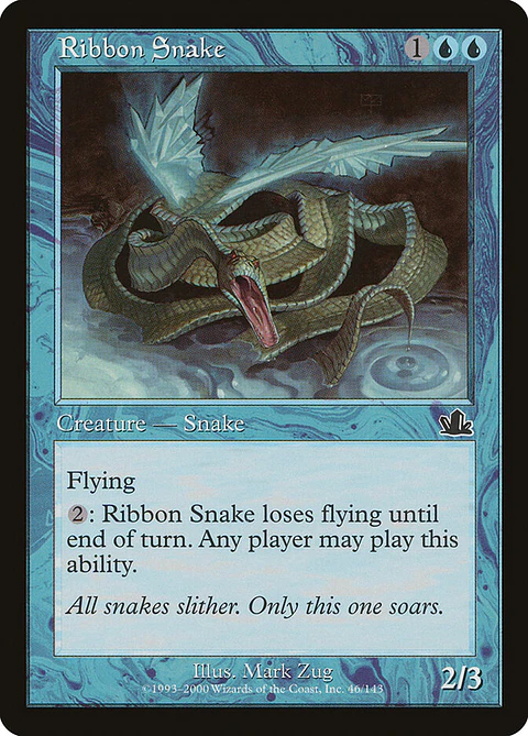 Ribbon Snake (Retro Frame)