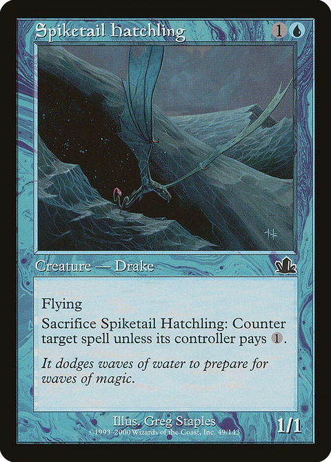 Spiketail Hatchling (Retro Frame)