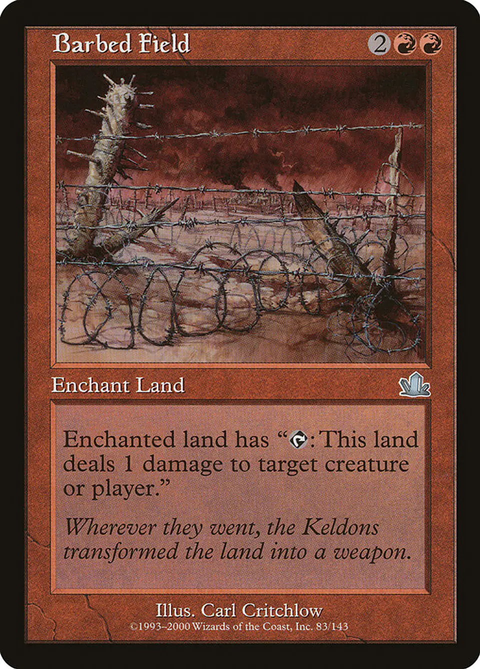 Barbed Field (Retro Frame) 1
