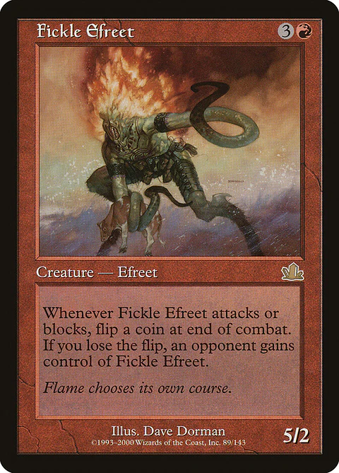 Fickle Efreet (Retro Frame)