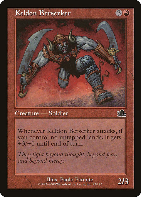 Keldon Berserker (Retro Frame)