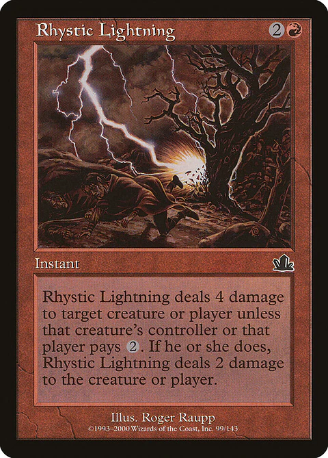 Rhystic Lightning (Retro Frame)
