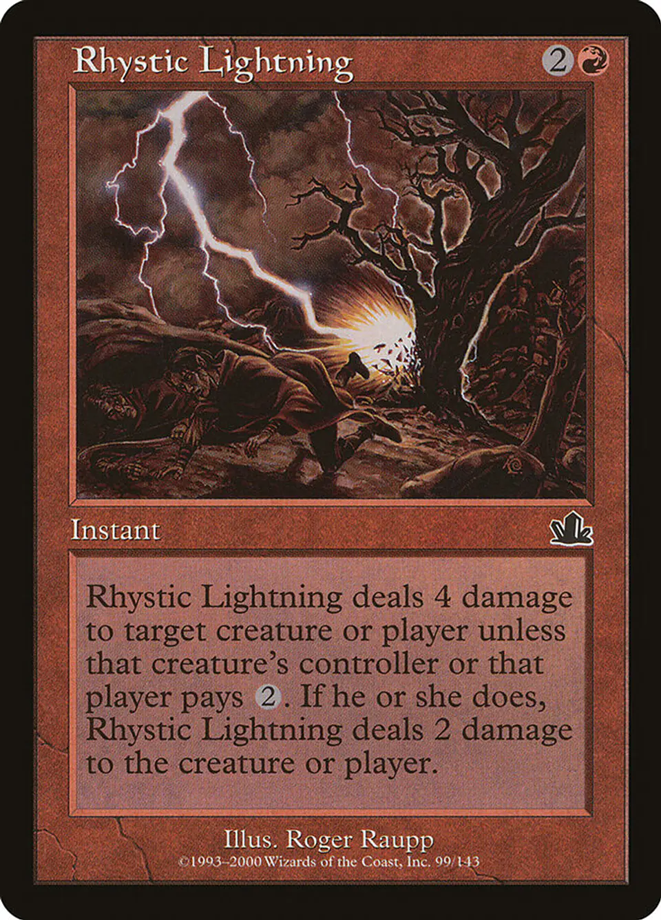 Rhystic Lightning (Retro Frame) 1