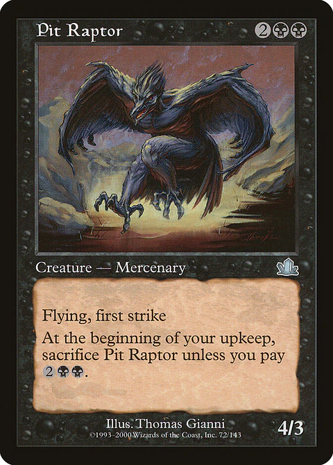 Pit Raptor (Retro Frame)