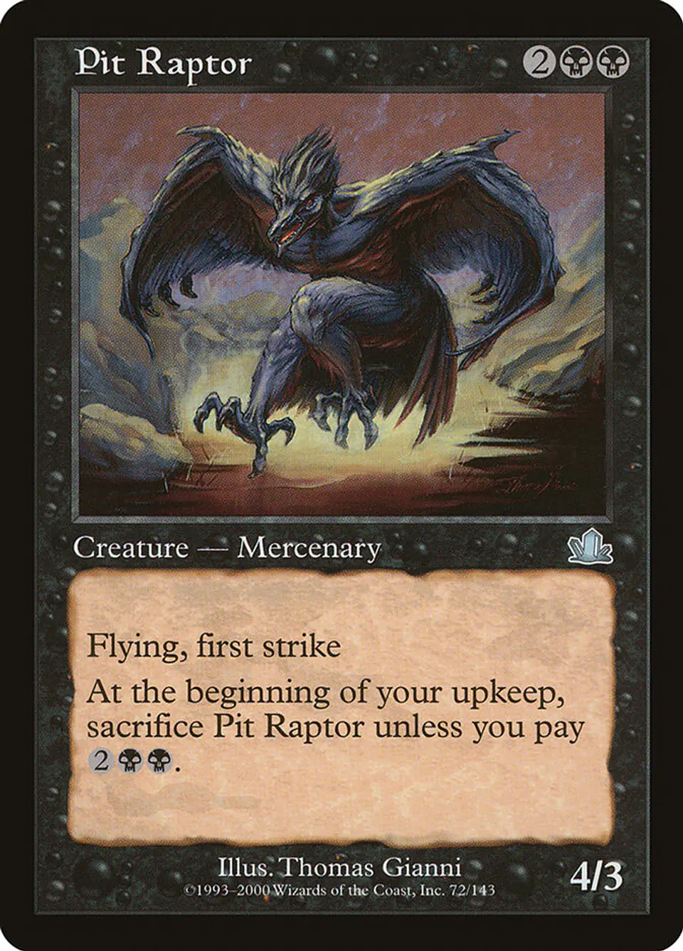 Pit Raptor (Retro Frame) 1